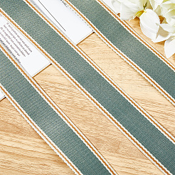  6.25 Yards Polycotton Striped Twill Ribbons&nbsp;SRIB-CY0001-09B