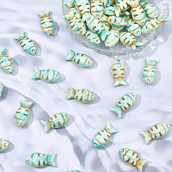 50Pcs Synthetic Turquoise Beads&nbsp;TURQ-SC0001-37