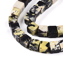 Natural Yellow Turquoise(Jasper) Beads Strands&nbsp;G-T140-40