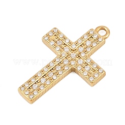 304 Stainless Steel Rhinestone Pendants&nbsp;STAS-P430-01D-G01