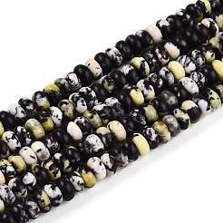 Natural Yellow Turquoise(Jasper) Beads Strands&nbsp;G-T140-82