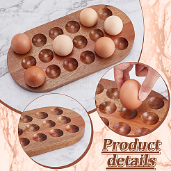 Wooden Egg Holder&nbsp;ODIS-WH0030-110