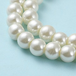 Glass Pearl Beads Strands&nbsp;HY-8D-B02