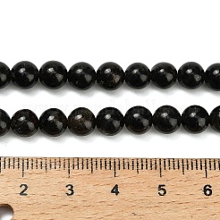 Natural Glaucophane Beads Strands&nbsp;G-L642-B03-6mm