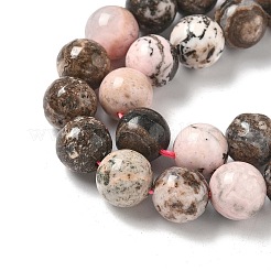 Natural Argentina Rhodonite Beads Strands&nbsp;G-G271-B02-10mm