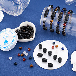 DIY Gemstone Bracelet with Constellation Making Kit&nbsp;DIY-KS0001-25