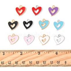 22Pcs 11 Colors Alloy Enamel Pendants&nbsp;ENAM-FS0003-69