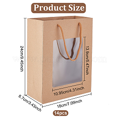 Kraft Paper Gift Bags&nbsp;ABAG-WH0044-36B