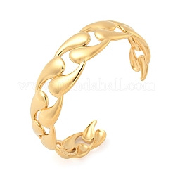 304 Stainless Steel Cuff Bangles for Women&nbsp;BJEW-B134-01G