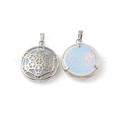 Natural & Synthetic Mixed Gemstone Pendants&nbsp;G-P498-04P