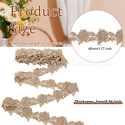 10 Yards Gold Metallic Lace Trim&nbsp;OCOR-OC0001-21