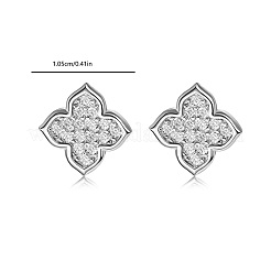 925 Sterling Silver Pave Moissanite Stud Earrings for Women&nbsp;NZ9775