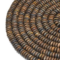 Frosted Natural Bronzite Beads Strands&nbsp;G-K389-C23-01