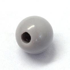 Opaque Acrylic Beads&nbsp;MACR-S802-6mm-QZ59