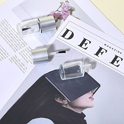 Transparent Glass Nail Polish Empty Bottle&nbsp;MRMJ-WH0082-29A
