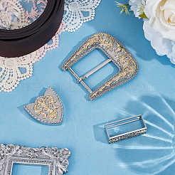 Belt Zinc Alloy Buckle Sets&nbsp;FIND-GF0009-34