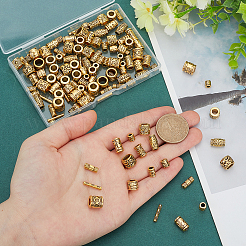 120Pcs 10 Styles Tibetan Style Alloy Beads Sets&nbsp;TIBEB-HY0001-10AG