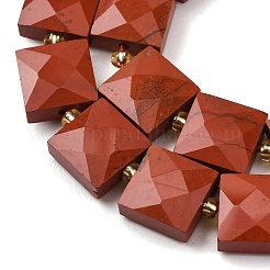Natural Red Jasper Beads Strands&nbsp;G-F839-A26-01