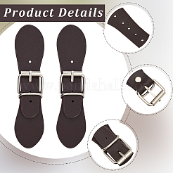 6Pcs Alloy & Imitation Leather Buckles&nbsp;FIND-GF0008-96B