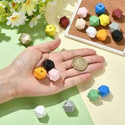 20Pcs 10 Colors Wood Beads&nbsp;WOOD-FS0002-58
