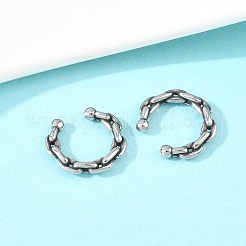 316 Stainless Steel Hoop Nose Rings&nbsp;AJEW-C044-05C-AS