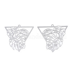 Non-Tarnish 201 Stainless Steel Filigree Pendants&nbsp;STAS-S118-058