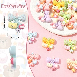 Opaque Resin Cabochons&nbsp;CRES-YWC0004-01