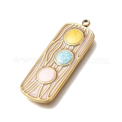 304 Stainless Steel Enamel Pendant&nbsp;STAS-E520-04G