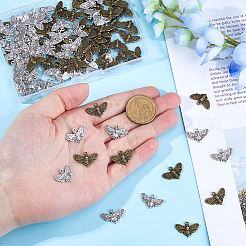 100Pcs 2 Colors Tibetan Style Alloy Pendants&nbsp;FIND-DC0006-17
