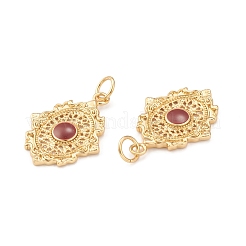 Eco-Friendly Brass Enamel Pendants&nbsp;KK-I698-06B