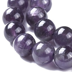 Natural Amethyst Round Bead Strands&nbsp;G-I168-08-8mm