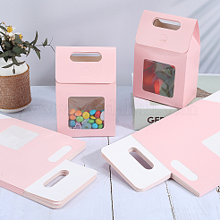 Rectangle Paper Gift Boxes with Clear Window&nbsp;CON-WH20003-02B