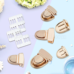 12Pcs 2 Styles Alloy Tuck Lock Clasps&nbsp;DIY-GF0012-79