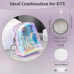 Glass Pendants&nbsp;HJEW-BC0001-19