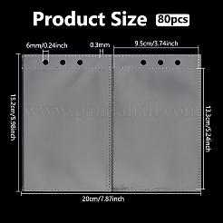 10Pcs PP Plastic 6-Hole Loose-leaf Notebook Refills&nbsp;KY-WH0046-206