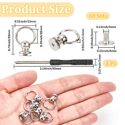 Alloy Ball Studs Rivets&nbsp;FIND-CN0001-93