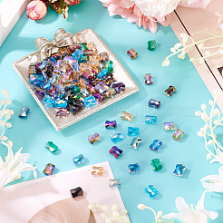 100Pcs 10 Colors Electroplate Glass Beads Strands&nbsp;EGLA-TA0013-17