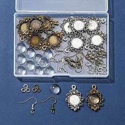 DIY Bland Dome Dangle Earring Making Kit&nbsp;DIY-FS0005-51