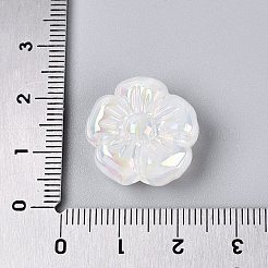 UV Plating Opaque Acrylic Beads&nbsp;OACR-N161-08