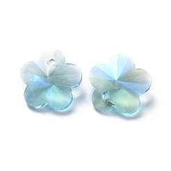 Glass Rhinestone Charms&nbsp;RGLA-L020-C-M