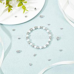 32Pcs 4 Style 201 Stainless Steel Beads&nbsp;STAS-UN0045-49
