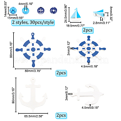 Ocean Theme Jewelry Making Finding Kit&nbsp;WOOD-AR0001-26