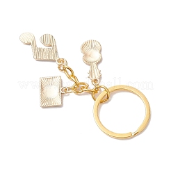 Music Theme Alloy Enamel Pendant Keychain&nbsp;KEYC-JKC01124