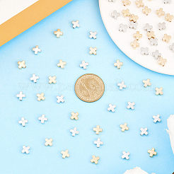 600Pcs 2 Colors CCB Plastic Beads&nbsp;CCB-PA0001-18