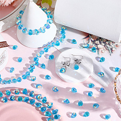 2 Strands Electroplate Glass Beads Strands&nbsp;EGLA-PA0001-01A