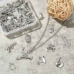 100 pcs 10 Style Tibetan Style Alloy Pendants&nbsp;TIBEP-CJ0001-32