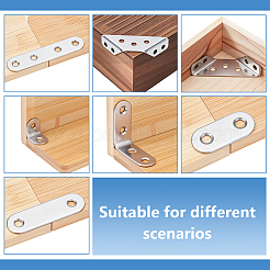 140Pcs 6 Styles Stainless Steel Angle Code&nbsp;STAS-WA0001-02