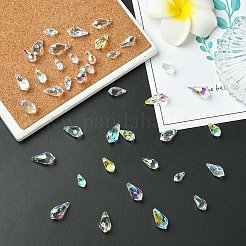 40Pcs 4 Styles Glass Charms&nbsp;GLAA-YW0005-07