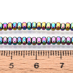 Electroplated Synthetic Non-magnetic Hematite Beads Strands&nbsp;G-T139-61F