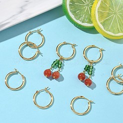 SHEGRACE Brass Hoop Earrings&nbsp;XGR0020G-68G